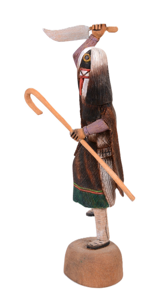 Hopi Kachina Ogre Woman By Timothy Talawepi