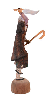 Hopi Kachina Ogre Woman By Timothy Talawepi