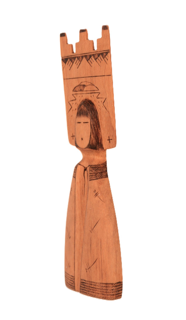 Zuni Pueblo Flat Maiden Kachina By A. Lewis