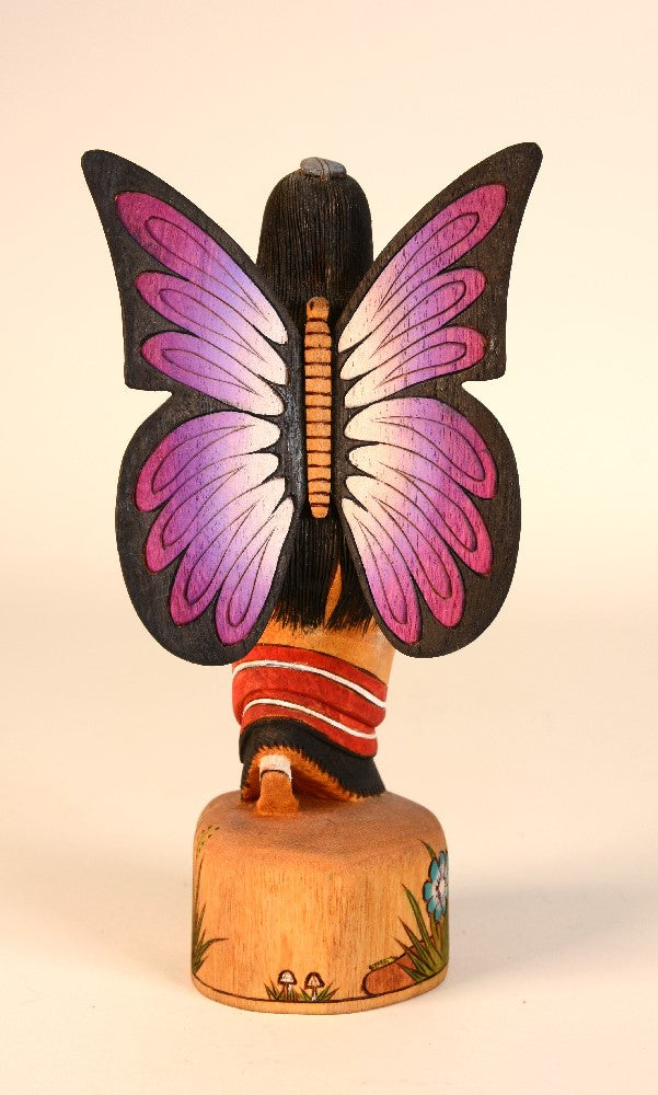 Hopi Kachina Butterfly Woman Doll By Alvin Navasie Sr.