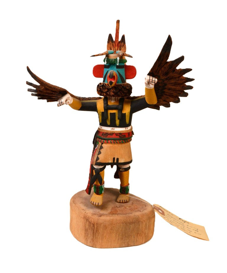 Hopi Kachina Kwahu Eagle Doll By Andrew Duwyenie