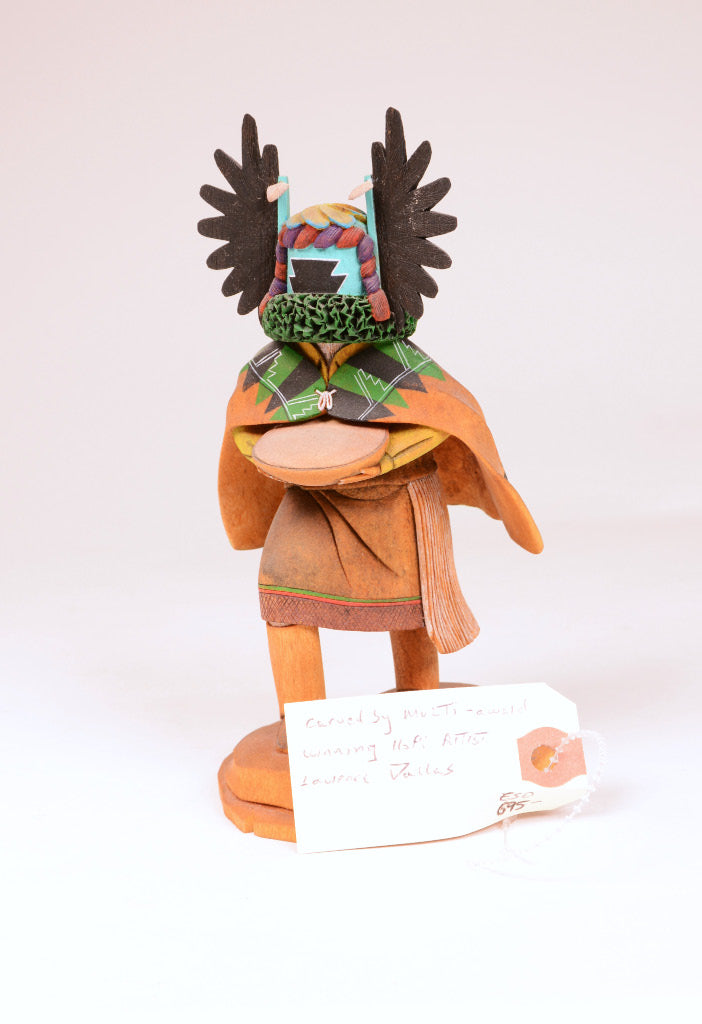 Hopi Kachina Crow Mother Doll By Lawrence Dallas