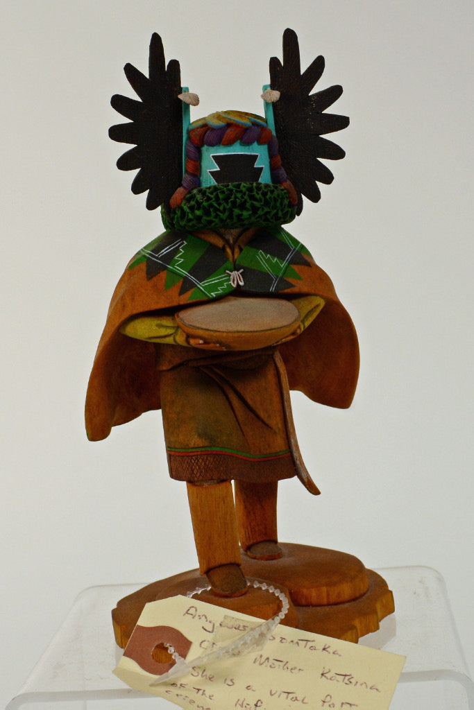 Hopi Kachina Crow Mother Doll By Lawrence Dallas