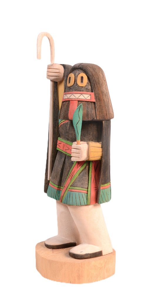 Hopi Pueblo Kachina Ogre Woman Doll By Sterling Francis