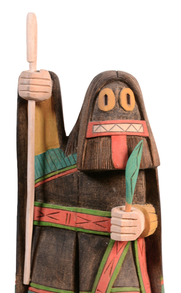 Hopi Pueblo Kachina Ogre Woman Doll By Sterling Francis