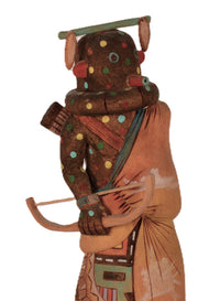 Hopi Pueblo Chakwaina "Fire God" Kachina Doll By Tyson Namoki