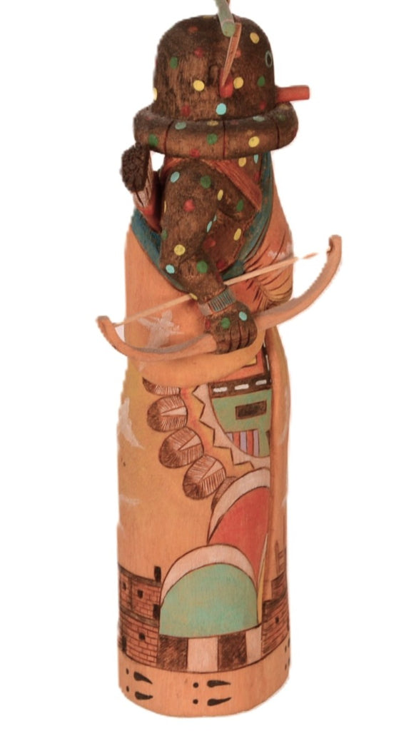 Hopi Pueblo Chakwaina "Fire God" Kachina Doll By Tyson Namoki