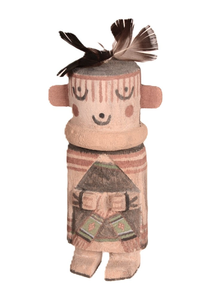 Hopi Pueblo Old Style Kachina Doll By AH