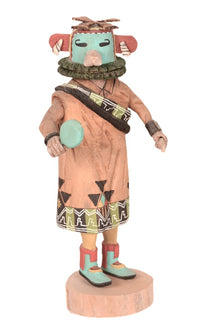 Hopi Pueblo Korosata Kachina Doll By Tino Youvella