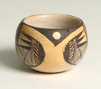 Hopi-Tewa Pueblo Miniature Pottery By Dextra Quotskuyva Nampeyo