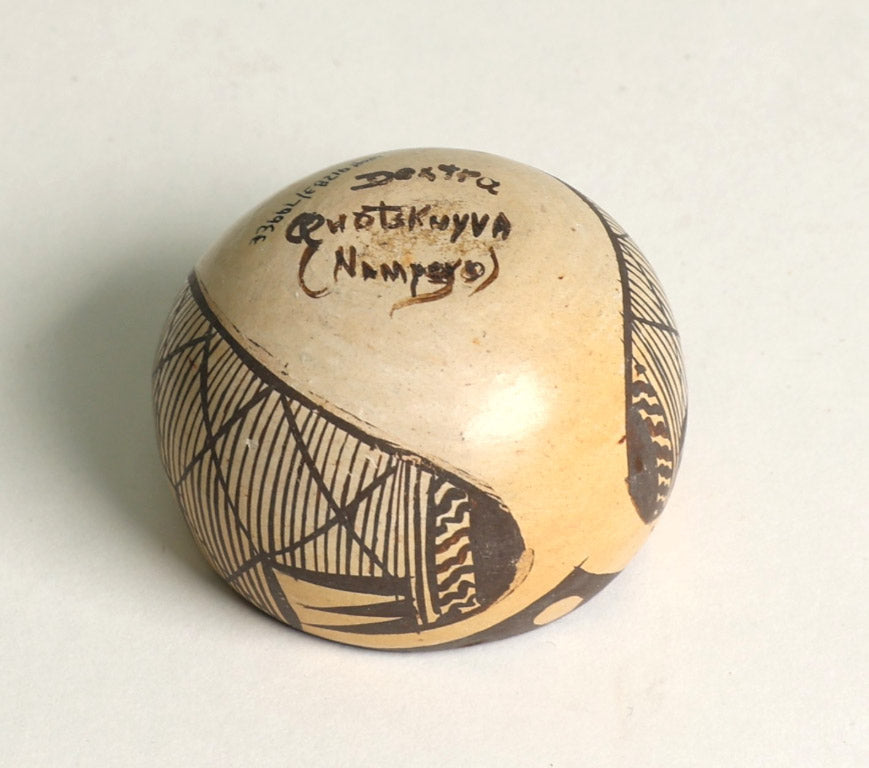 Hopi-Tewa Pueblo Miniature Pottery By Dextra Quotskuyva Nampeyo