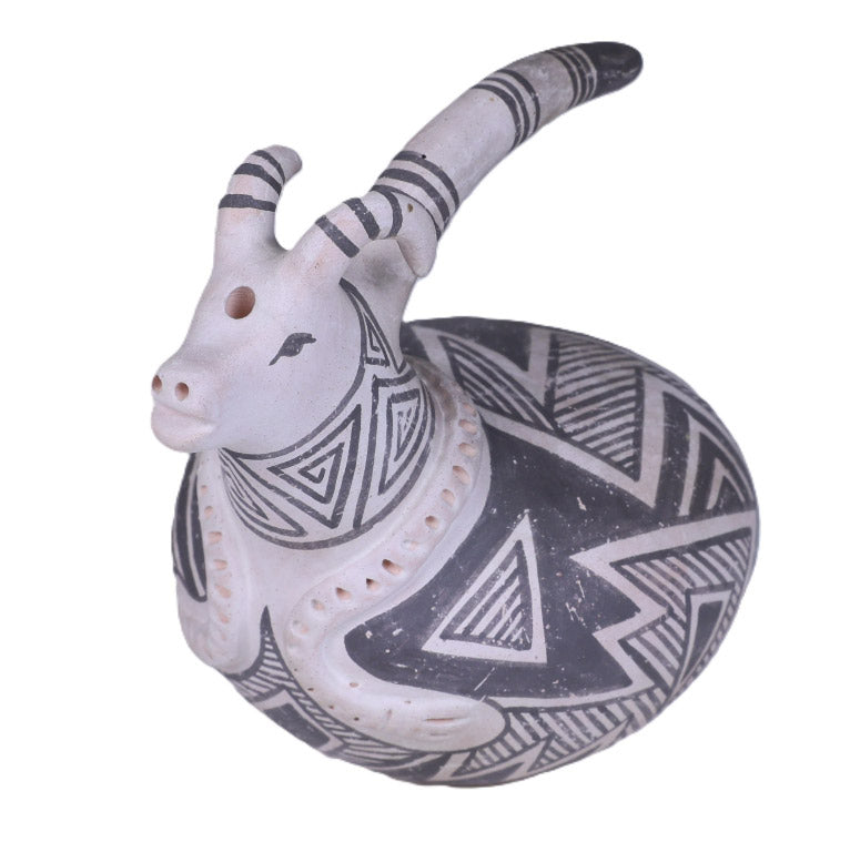 Laguna Pueblo Ram Pottery By Michael Kanteena
