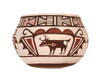 Zuni Pueblo Pottery Bowl By Quanita Kalestewa