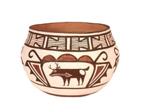 Zuni Pueblo Pottery Bowl By Quanita Kalestewa
