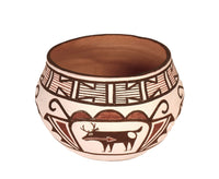 Zuni Pueblo Pottery Bowl By Quanita Kalestewa