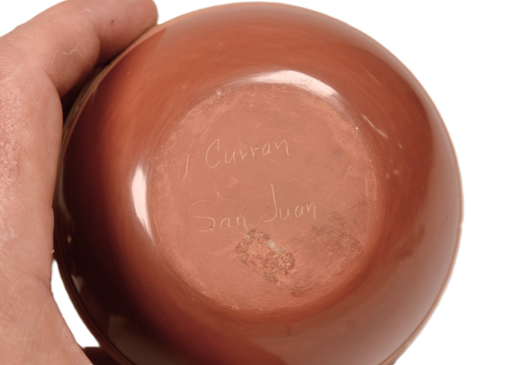 San Juan Pueblo Pottery By J. Curran