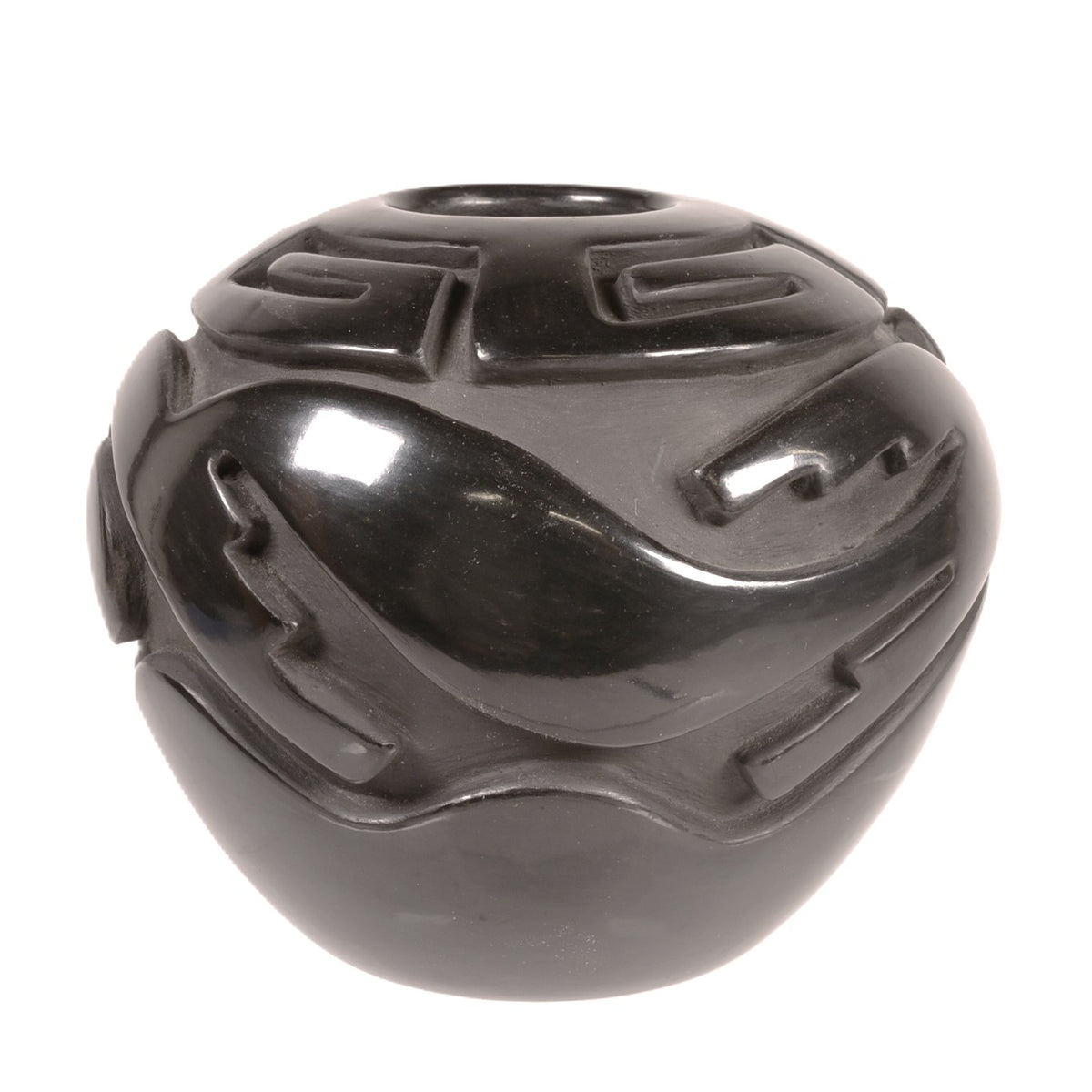 Santa Clara Pueblo Black Pottery By Vicki Martinez