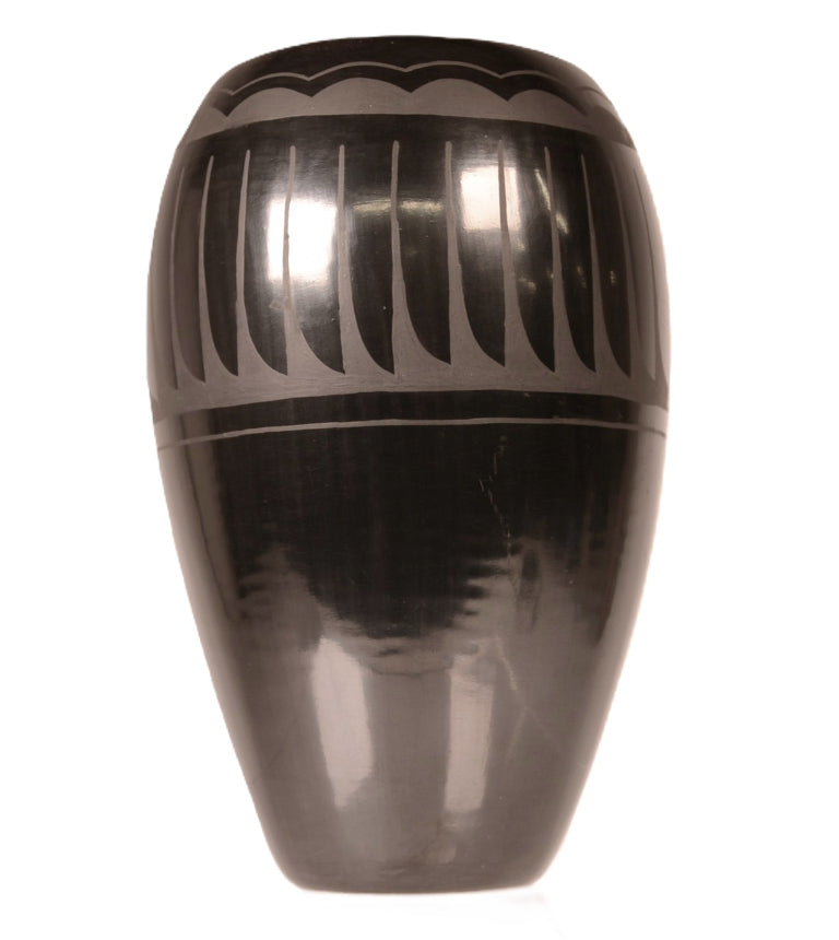 Santa Clara Pueblo Black Pottery By Yolanda Valenda