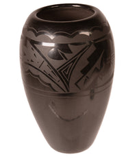Santa Clara Pueblo Black Pottery By Yolanda Valenda