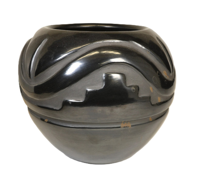 Santa Clara Pueblo Pottery By Arles Evelyn