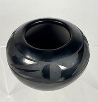 San Ildefonso Pottery Jar by Maria Martinez; Maria and Santana