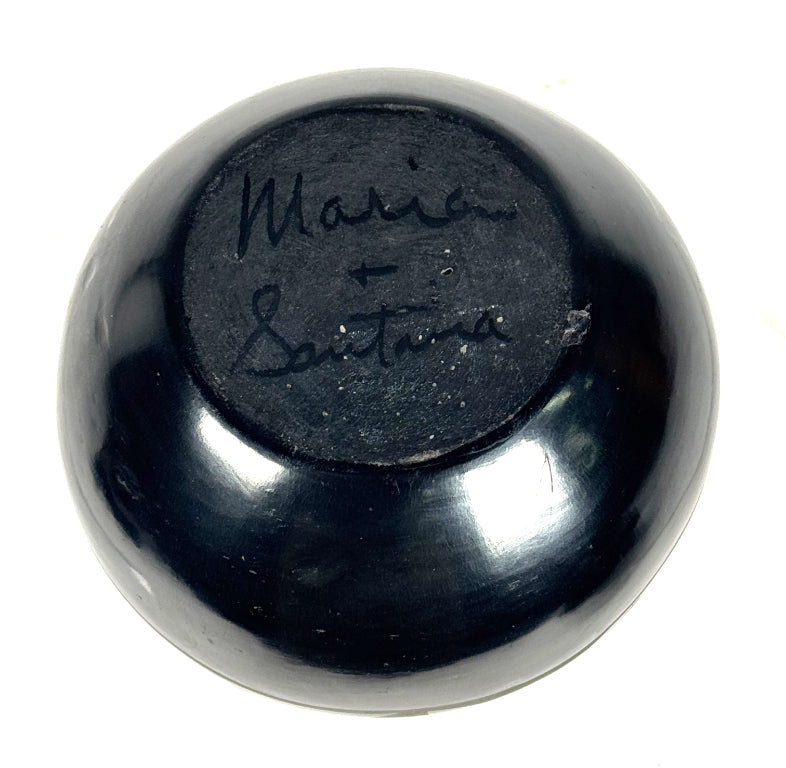 San Ildefonso Pottery Jar by Maria Martinez; Maria and Santana