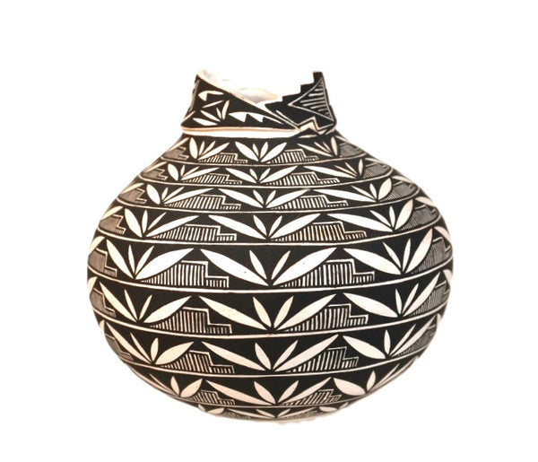 Acoma Pueblo Small Olla Pottery By Shawna Garcia Rustin