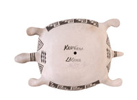 Laguna Pueblo Black and White Pottery Turtle By Kanteena
