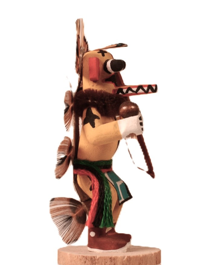 Hopi Pueblo Miniature Ahote Kachina Doll By AL