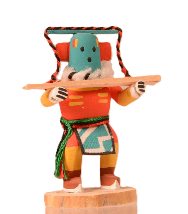 Hopi Pueblo Miniature Wood Carrier Kachina Doll By AL
