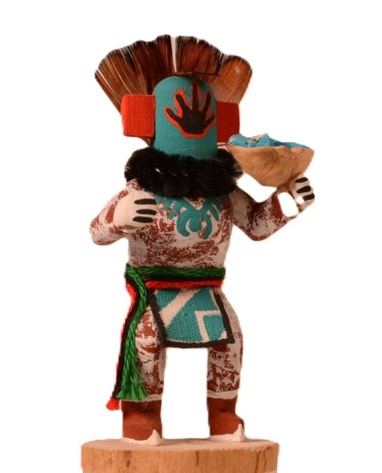 Hopi Pueblo Miniature Pot Carrier Kachina Doll By AL