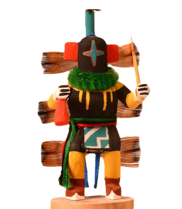 Hopi Pueblo Miniature Chasing Star Kachina Doll By AL