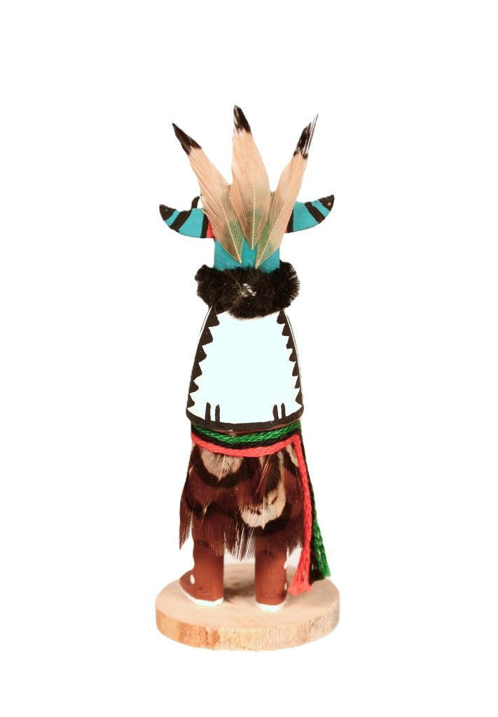 Miniature Zuni Pueblo Shakalo Kachina Doll By AL