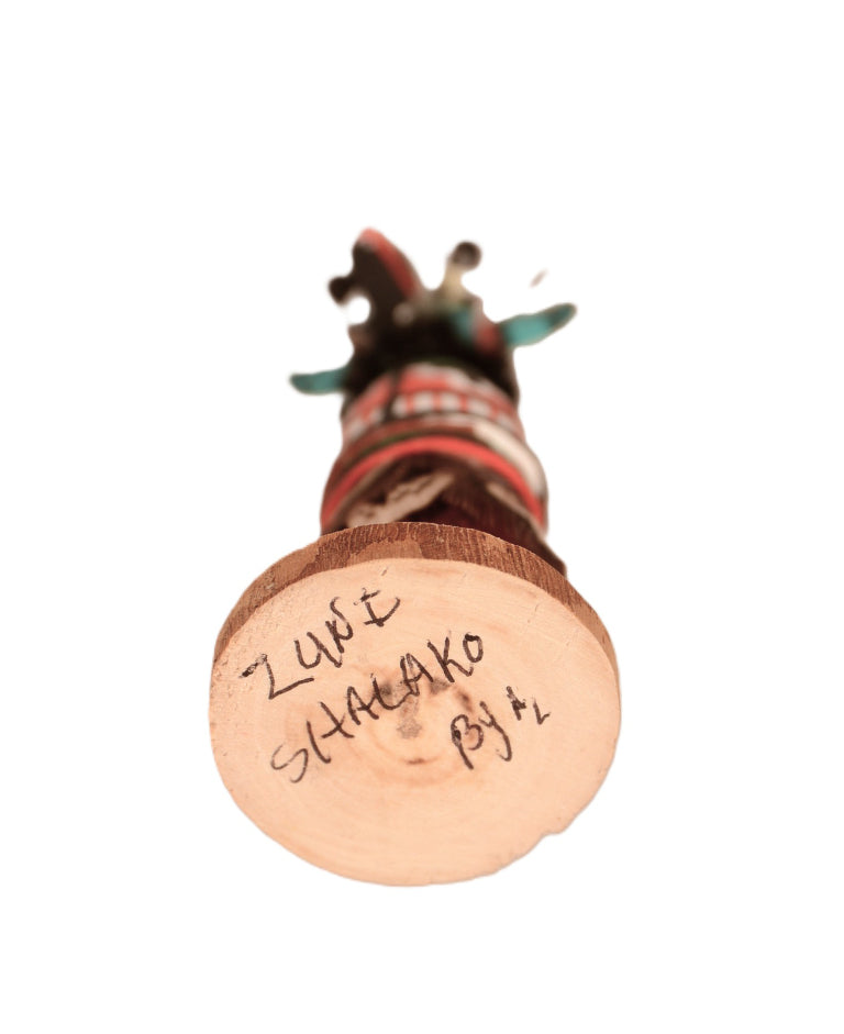 Miniature Zuni Pueblo Shakalo Kachina Doll By AL