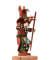 Hopi Pueblo Miniature Grey Wolf Kachina Doll By AL