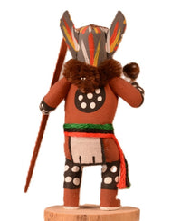Hopi Pueblo Miniature Grey Wolf Kachina Doll By AL
