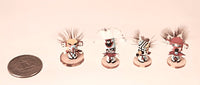 Hopi Pueblo Super Miniature Kachina Dolls Set of 4