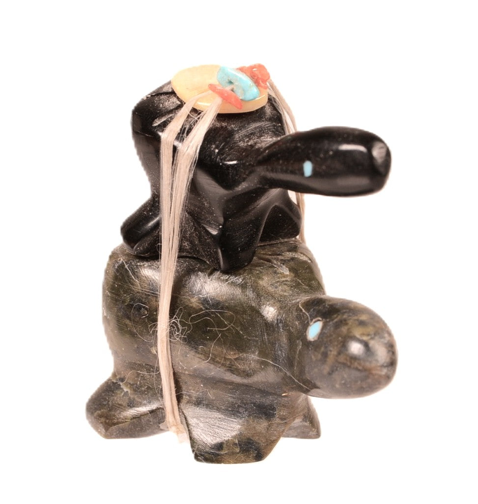 Zuni Pueblo 2 Stacked Turtles Fetish
