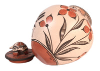Zia Pueblo Pottery with Turtle Lid By Elizabeth Medina