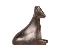 Seri Mexico Ironwood Black Sitting Dog