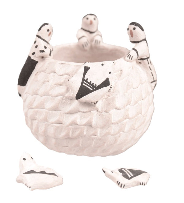 Acoma Pueblo Pottery By C. Garcia