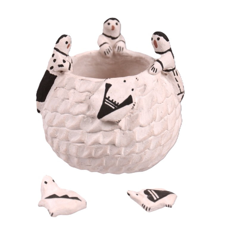 Acoma Pueblo Pottery By C. Garcia