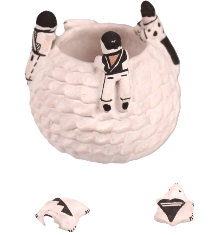 Acoma Pueblo Pottery By C. Garcia