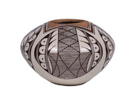 Fine Hopi Pottery by Tyra Naha "Bat Wing motif"