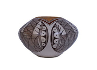 Fine Hopi Pottery by Tyra Naha "Bat Wing motif"