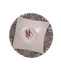 Fine Hopi Pottery by Tyra Naha "Bat Wing motif"