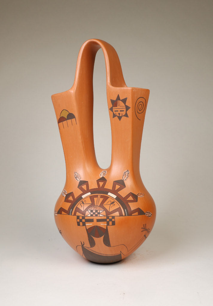 Hopi Tewa Wedding Jar By Kathleen Collateta