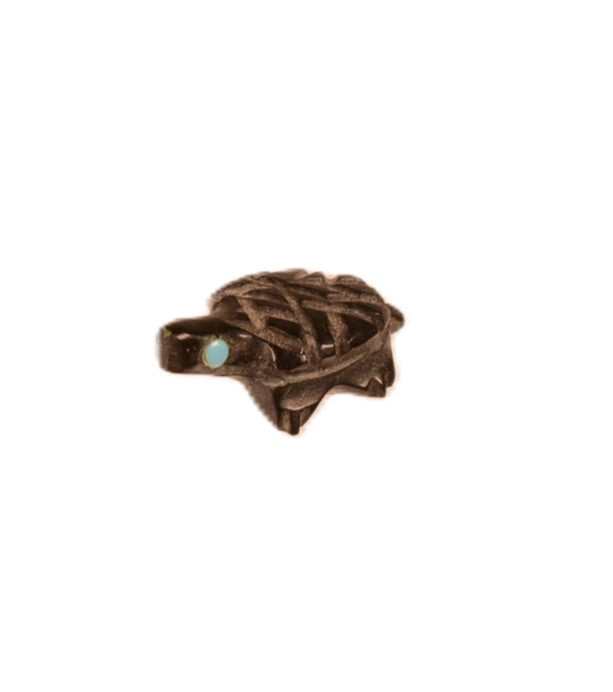 Zuni Pueblo Black Turtle Fetish