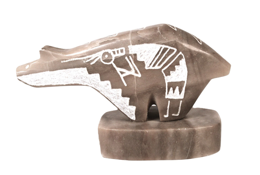Navajo Stone Bear Fetish By J.B. Byd