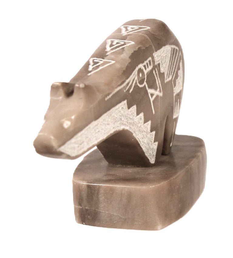 Navajo Stone Bear Fetish By J.B. Byd